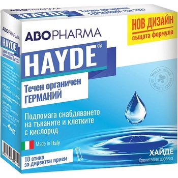 Abo Pharma Hayde Течен органичен германий, 10 стика, Abo Pharma (10033421)
