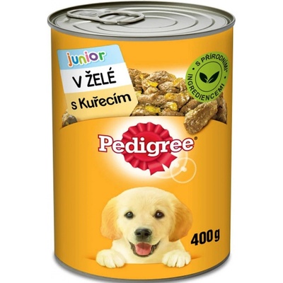 Pedigree Junior s kuracím mäsom v želé 400 g