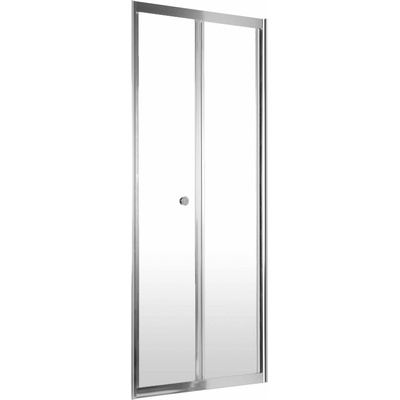 Deante Jasmin Plus, skladacie sprchové dvere 90x200 cm, 5mm číre sklo, chrómový profil, DEA-KTJ_022D
