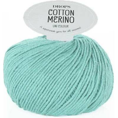 Příze DROPS Cotton Merino 29 - šedozelená