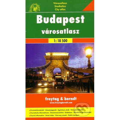 Budapešť - autoatlas 1:18 500