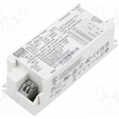 MEAN WELL XLC-40-H Napájecí zdroj: spínaný; LED; 40W; 9÷54VDC; 600mA÷1,4A; 100÷305VAC