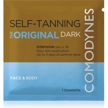 Comodynes Self-Tanning Towelette samoopalovací ubrousek na obličej a tělo odstín dark 8 ks