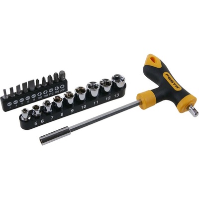 šroubovák s nástavci sada 20díl. "T"