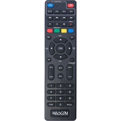 Mascom MC710T2, MC720T2, MC721T2, MC721 Plus, MC820T2 - оригинален дистанционен контрол (MC710T2, MC720T2, MC721T2, MC721 Plus, MC820T2)