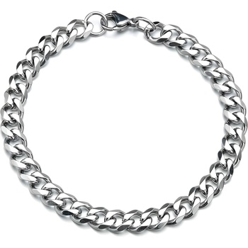 HARAHU Ръчна верига kr-34842 - Сребърна / 21см / 3, 5мм kp34842 (kr-34842)