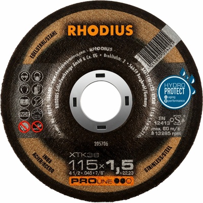 Rhodius Rezný kotúč 115 x 1,5 x 22,23 mm 205706