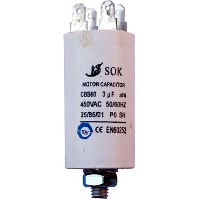 SOK Kondenzátor rozběhový 3uF 450V