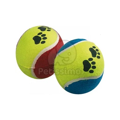 Flamingo играчка за кучета - тенис топка с лапички 1 бр