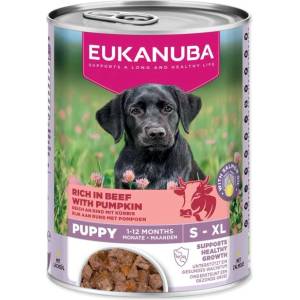 EUKANUBA Консерва EUKANUBA Puppy, богата на говеждо с тиква 400 г (1724-6189)