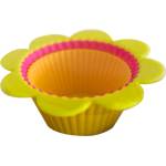 Horecano Bakery-Силиконови формички за мъфини ЦВЕТЕ 6бр (g26 / 6114) (0198424)