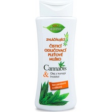BC Bione Cosmetics Cannabis čistiace odličovací pleťové mlieko 255 ml