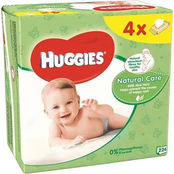 Huggies Natural Care Quatro 4 x 56 ks
