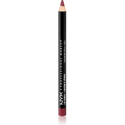 NYX Professional Makeup Slim Lip Pencil прецизен молив за устни цвят Plush Red 1 гр