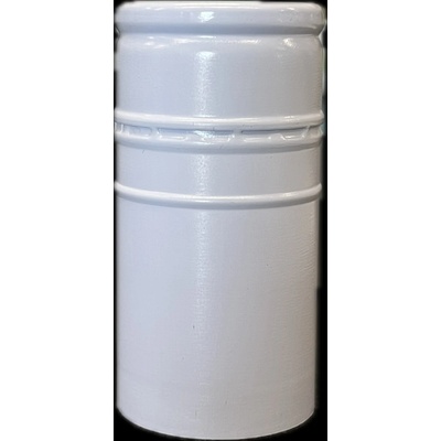 Uzávěr šróbovací biely (White) - Saranex (30x60mm)