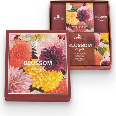 Florinda mydlo Blossom rouge a vonné perličky Darčeková kazeta 200 g