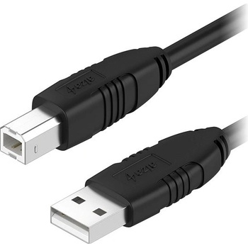 AlzaPower APW-CBUAB200B LinkCore USB-A to USB-B, 2m, černý