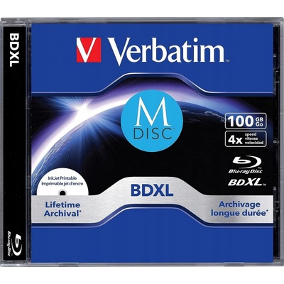 Verbatim MDISC 100GB 4x, jewel, 5ks (43834) – Zboží Živě