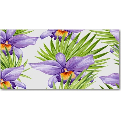 Foto obraz sklenený horizontálny orchidea 100x50 cm
