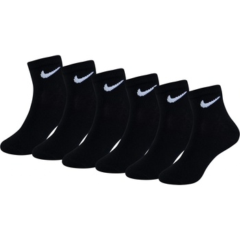 Image 1 of Nike Детски чорапи Nike 6 Pack of Trainer Socks Infants - Black