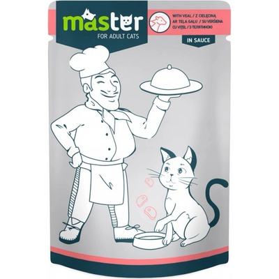 Master adult cat s hovädzím mäsom 80 g