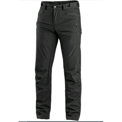 CXS AKRON Pánske nohavice do pása softshell čierne