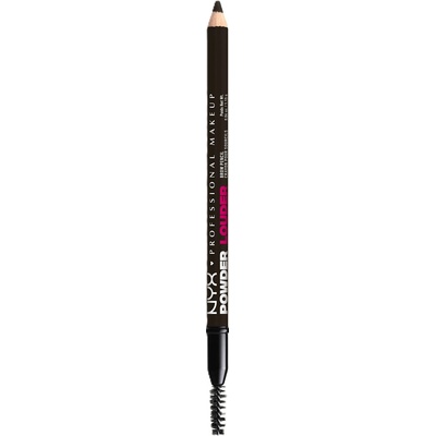 NYX Professional Makeup Powder Louder Brow Pencil dlouhotrvající pudrová tužka na obočí 09 Black 1,15 g