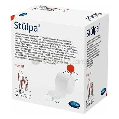 Stülpa Pletený hadicový obväz, veľ. 3R 8 cm x 15 m 1 obväz
