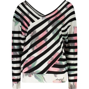 Desigual Пуловер за жени desigual, Размер xs, Цвят Черен (26swjf01_ne2000)