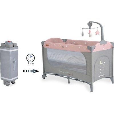 Cangaroo Детска кошара Once upon a time 3 розов (3800146248437)