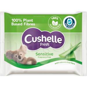  Cushelle Влажна тоалетна хартия 42бр - Sensitive (3250)