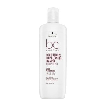 Schwarzkopf BC Bonacure Clean Balance Deep Cleansing Shampoo Tocopherol дълбоко почистващ шампоан За всякакъв тип коса 1000 ml