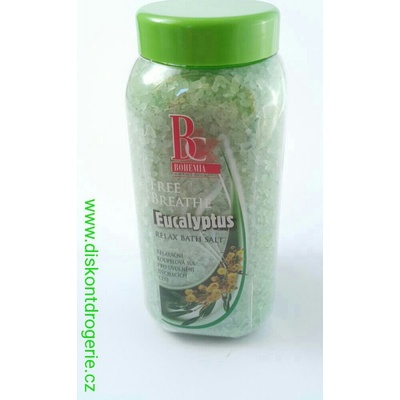 Bohemia Cosmetics Eucalyptus relaxační koupelová sůl 900 g