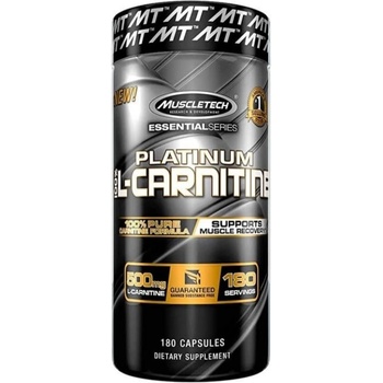 MuscleTech Platinum 100% L-Carnitine, 180 Capsules