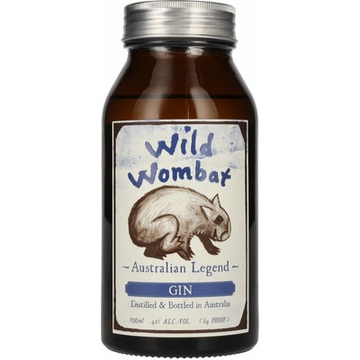 WILD WOMBAT AUSTRALIAN LEGEND GIN 42% 0,7 l (čistá fľaša)