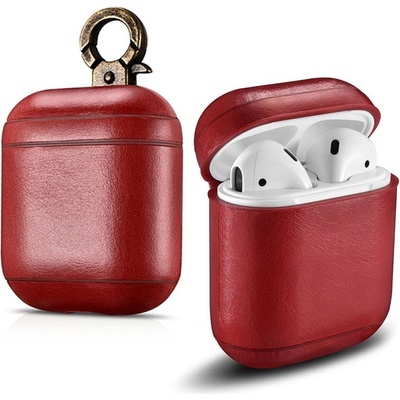Prodigee Защитен калъф Prodigee Leather Case за Apple Airpods, червен (AiPD-JCK-RED)