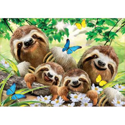 Educa - Puzzle Selfie of the sloths - 500 piese