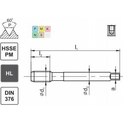 Fanar THREAD M10 DIN-376C R45 (6HX) HSSE-PM HL MASTERTAP