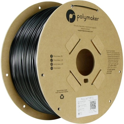 Polymaker PolyLite PETG čierna 1,75mm 3kg