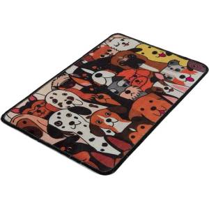 Foutastic Изтривалка за баня 60x40 cm Dogs - Foutastic (359CHL4168)