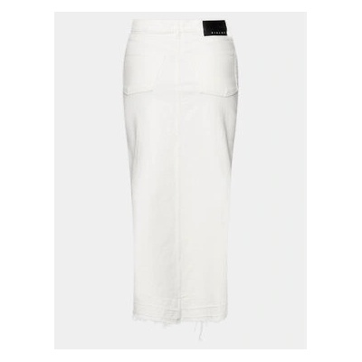 Sisley džínová sukně 4TLALE03I bílá