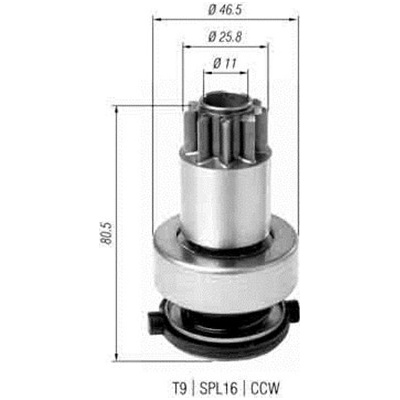 MAGNETI MARELLI Pastorek, startér 940113020385