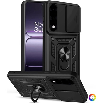 OnePlus Калъф за OnePlus Nord 5 5G / OnePlus Ace 5 Ultra 5G с Плъзгащ Капак за Камера & Държач | Военна Защита | Анти-пъсти ефект | Магнитен Държател | Включен Протектор в Комплекта | Цвят: [Изберете цвят]