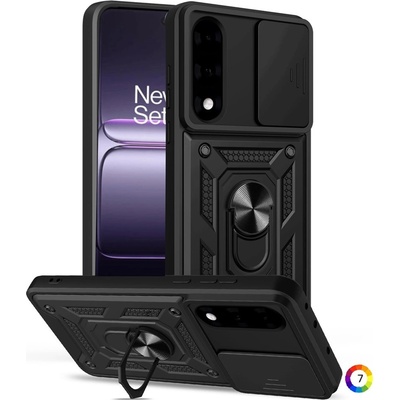 OnePlus Калъф за OnePlus Nord 5 5G / OnePlus Ace 5 Ultra 5G с Плъзгащ Капак за Камера & Държач | Военна Защита | Анти-пъсти ефект | Магнитен Държател | Включен Протектор в Комплекта | Цвят: [Изберете цвят]