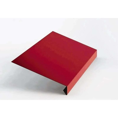 Okapnice klasik r.š.200mm Al hliníkový plech 0.6mm lakovaný RAL 3011 červenohnědá dl.2m