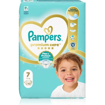 Pampers Premium Care Size 7 еднократни пелени 15+ kg 42 бр