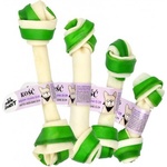 VetExpert Mr. Bandit Knotted Bone green - лакомство за куче, вързан кожен кокал зелен, 20 см - 1 бр - Полша