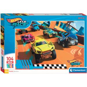 Clementoni Детски пъзел Clementoni от 104 части - Hot Wheels (25762) - baby