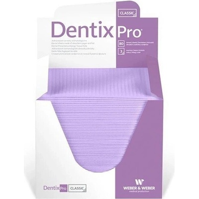 podbradníky DentixPro Classic v boxe 33 x 48 cm fialové
