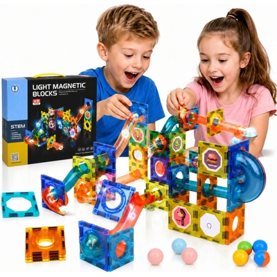 Woopie Magnetické kocky svietiace 49 kusov